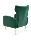 Крісло м'яке HALMAR VARIO темно-зелене фото thumb №3