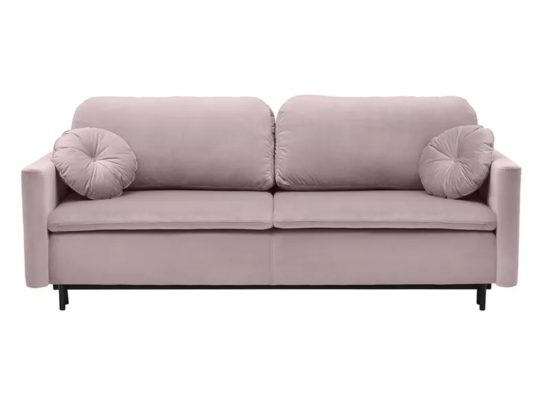 BRW Тримісний диван-ліжко BRW SOPHIA з ящиком для зберігання велюровий рожевий SO3-SOPHIA-LX_3DL-G1_B9C2B6 фото №1