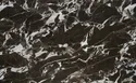 Раскладной стол HALMAR HILARIO 180-260х90 см, столешница - черный мрамор, ножки - черные фото thumb №4