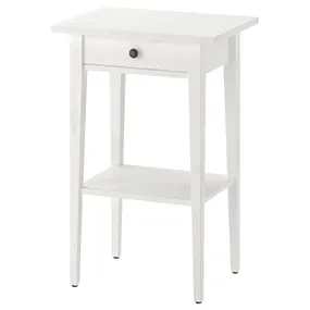 IKEA HEMNES ХЕМНЕС, приліжковий столик, біла морилка, 46x35 см 202.004.56 фото