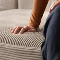 IKEA JÄTTEBO ЄТТЕБУ, 3,5-місн модульн диван з кушетками, САМСАЛА сіро-бежевий 894.851.07 фото thumb №5