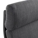 IKEA POÄNG ПОЭНГ, кресло, черный / коричневый / антрацитовый 191.977.80 фото thumb №6