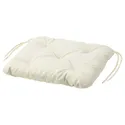 IKEA KUDDARNA КУДДАРНА, подушка на стілець, для вулиці, бежевий, 36x32 см 204.110.67 фото thumb №1