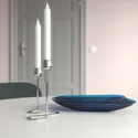 IKEA SILVERPÄRON СІЛЬВЕРПЕРОН, підсвічник для 2 свічок, срібло, 20 см 405.749.87 фото thumb №3