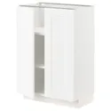 IKEA METOD МЕТОД, напольный шкаф с полками / 2дверцами, белый Энкёпинг / белая имитация дерева, 60x37 см 594.733.75 фото thumb №1