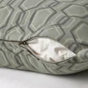 IKEA JÄTTEPOPPEL ЙЭТТЕПОППЕЛЬ, чехол на подушку, зелёный / серый, 50x50 см 005.136.27 фото thumb №2