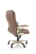 Крісло комп'ютерне офісне обертове HALMAR CARLOS : коричневий фото thumb №2