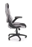 Крісло комп'ютерне офісне обертове HALMAR SONIC чорний / сірий, мембранна тканина фото thumb №5
