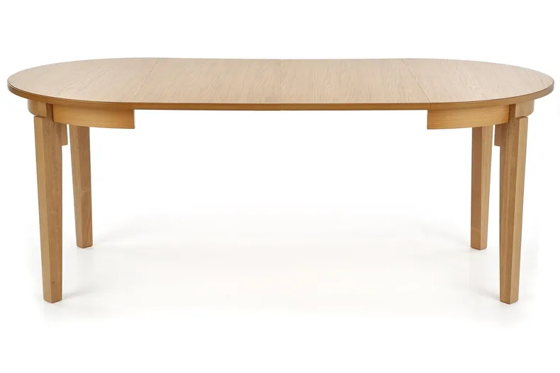 Обідній стіл розкладний HALMAR SORBUS 100-200x100 см, стільниця та ніжки - медовий дуб фото №3