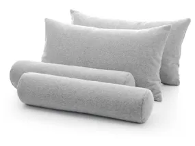 BRW Комплект подушек для кровати Zalea серый, Нив 80 POD_SET2-G2-NEVE_80 фото