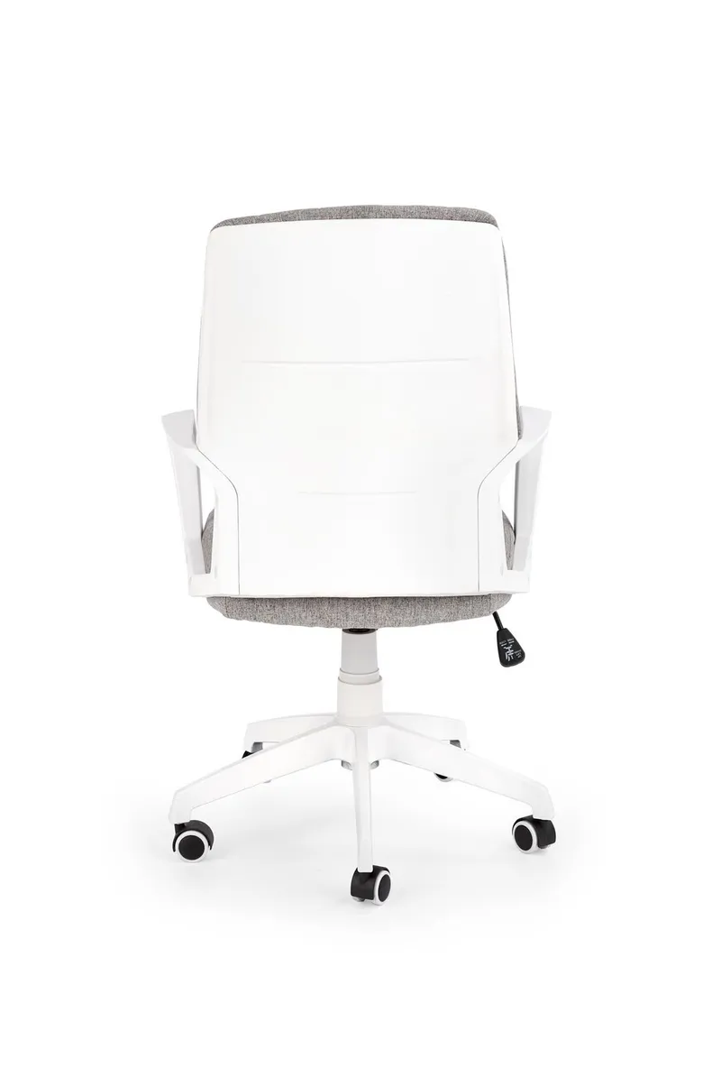 Крісло комп'ютерне офісне обертове HALMAR SPIN 2 сірий / білий фото №8