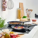 IKEA MIDDAGSMAT, сковородки, 2 шт., антипригарное покрытие/нержавеющая сталь 005.964.77 фото thumb №5