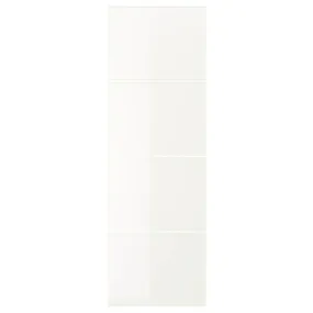 IKEA FÄRVIK ФЕРВІК, 4 панелі для рами розсувних дверцят, біле скло, 75x236 см 202.503.33 фото