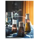 IKEA HALVTOM ХАЛВТОМ, бутылка с крышкой с дозатором, стекло / коричневый, 19 см 005.234.62 фото thumb №2
