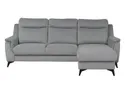BRW Правосторонній кутовий розкладний диван Leo з ящиком для зберігання велюровий сірий, Матовий оксамит 85 NA-LEO-2F_REC/BK-TK1_B24044 фото thumb №1