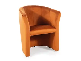 Крісло м'яке оксамитове SIGNAL TM-1 Velvet, Bluvel 4215 - кориця фото