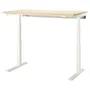 IKEA MITTZON МІТТЗОН, стіл регульований, електричний okl береза / білий, 140x80 см 195.286.19 фото