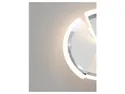 BRW Стельовий світлодіодний світильник Trapani LED 20,5 см з диммером сріблястий 091122 фото thumb №3