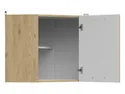 BRW Угловой верхний кухонный шкаф Junona Line 60 см левый/правый дуб бернштейн, дуб бернштейн GNWU/57_LP-DBT фото thumb №3