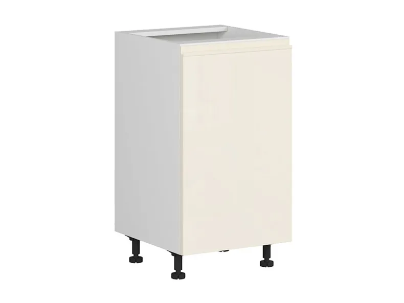 BRW Кухонный базовый шкаф Sole 45 см правый магнолия глянцевый, альпийский белый/магнолия глянец FH_D_45/82_P-BAL/XRAL0909005 фото №2