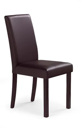 Кухонний стілець HALMAR NIKKO венге/темно-коричневий (1шт=2шт) фото