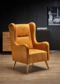 Мягкое кресло HALMAR CHESTER 2, янтарный фото thumb №2