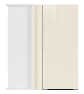 BRW Sole L6 левый угловой кухонный шкаф магнолия жемчуг строй 80x95 см, альпийский белый/жемчуг магнолии FM_GNW_80/95/35_L/B-BAL/MAPE фото