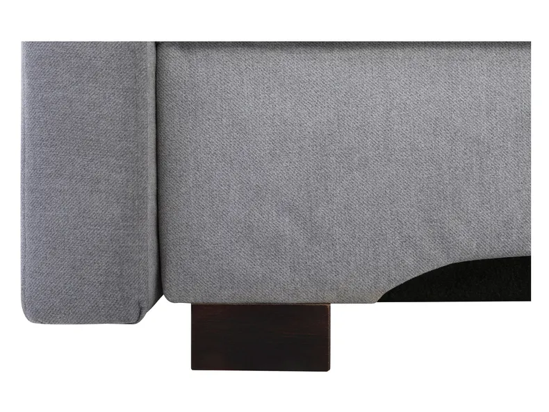 BRW Двомісний диван-ліжко BRW BADO з ящиком для зберігання, велюровий сірий SO-BADO-2FBK-G2_BBA408 фото №7