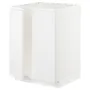 IKEA METOD МЕТОД, підлогова шафа для мийки+2 дверцят, білий / Voxtorp матовий білий, 60x60 см 194.668.38 фото