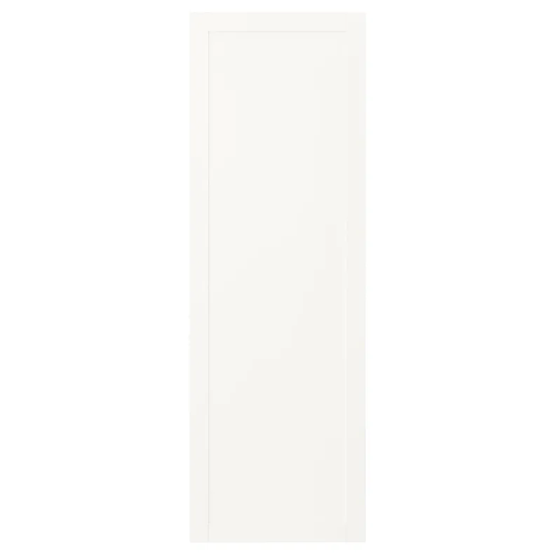 IKEA SANNIDAL САННІДАЛЬ, дверцята з петлями, білий, 60x180 см 392.430.31 фото №1