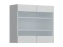 Кухонный шкаф BRW Top Line 80 см двухдверный с дисплеем светло-серый матовый, греноловый серый/светло-серый матовый TV_G_80/72_LV/PV-SZG/BRW0014 фото thumb №2