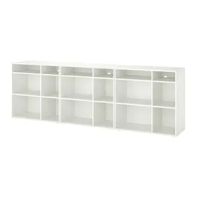 IKEA VIHALS ВИХАЛС, комбинация стеллажей, белый, 286x37x90 см 194.405.65 фото