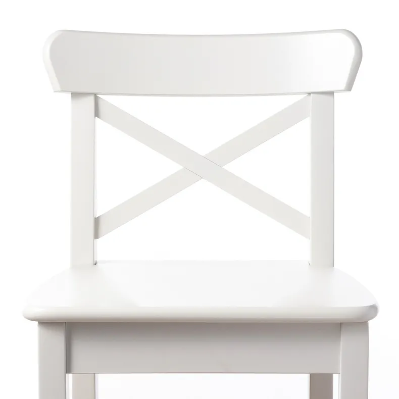 IKEA INGOLF ИНГОЛЬФ, стул барный, белый, 74 см 001.217.66 фото №6
