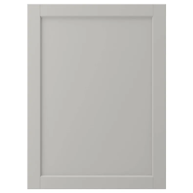 IKEA LERHYTTAN ЛЕРХЮТТАН, дверцята, світло-сірий, 60x80 см 204.614.96 фото №1