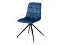 BRW Кресло с обивкой Macho темно-синий велюр SJ80_49-GRANAT фото thumb №7