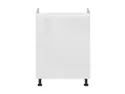 BRW Кухонный шкаф Sole под мойку 60 см левый белый глянец, альпийский белый/глянцевый белый FH_DK_60/82_L-BAL/BIP фото thumb №1