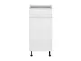 BRW Кухонный цоколь Tapo Specjal 40 см левый с ящиком белый экрю, альпийский белый/экрю белый FK_D1S_40/82_L/SMB-BAL/BIEC фото
