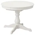 IKEA INGATORP ІНГАТОРП, розкладний стіл, білий, 90 / 125 см 304.917.75 фото thumb №1