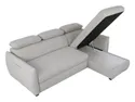 BRW Двосторонній кутовий диван Lopez зі спальним місцем і ящиком для зберігання сірий, Ствол 80 Срібло NA-LOPEZ-URC-G1_BBA5CE фото thumb №3