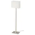 IKEA TOMELILLA ТОМЕЛИЛЛА, светильник напольный, никелированный / белый, 150 см 304.640.41 фото thumb №1