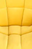 Крісло м'яке HALMAR BELTON жовтий (1шт=1шт) фото thumb №7