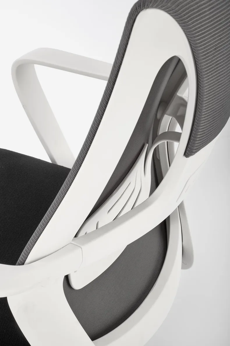 Кресло компьютерное офисное вращающееся HALMAR VALDEZ 2 серый/черный фото №6