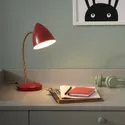 IKEA ISNÅLEN ІСНОЛЕН, LED робоча лампа, червоний / латунний колір 805.200.11 фото thumb №2