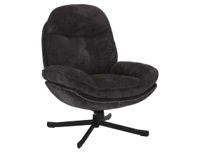 Кресло мягкое поворотное SIGNAL HARPER, ткань: черный фото