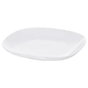 IKEA VÄRDERA ВЭРДЕРА, тарелка, белый, 25x25 см 102.773.52 фото