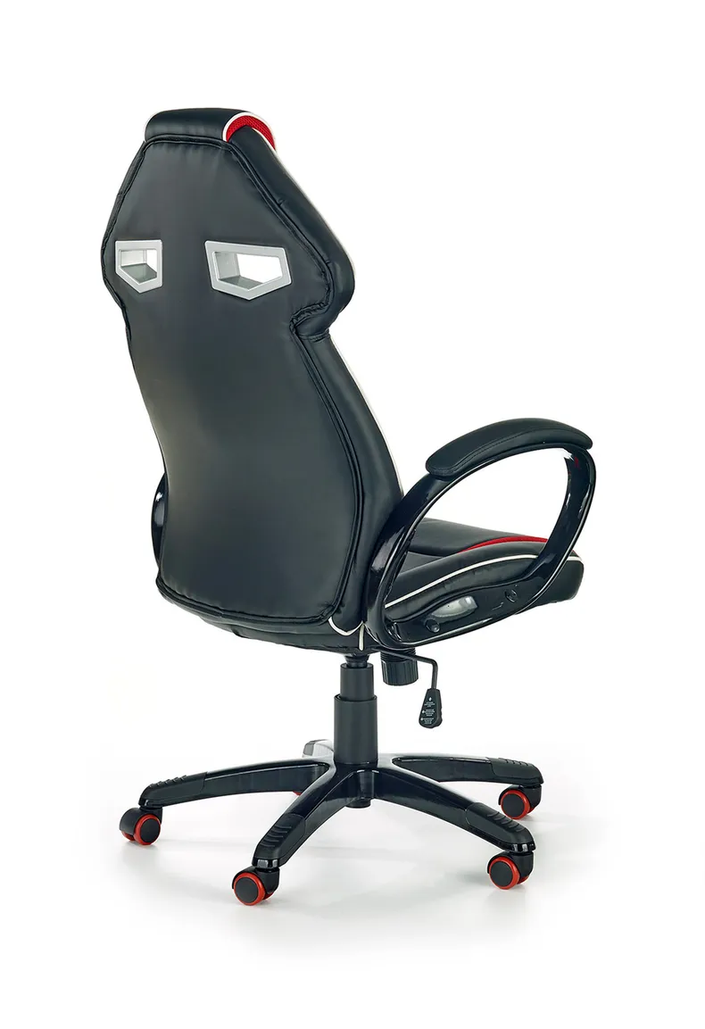 Крісло комп'ютерне офісне обертове HALMAR HONOR, червоний/чорний фото №2