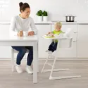 IKEA LANGUR ЛАНГУР, дитяч стіл/стільчик д/год зі стільн, білий 492.525.53 фото thumb №2