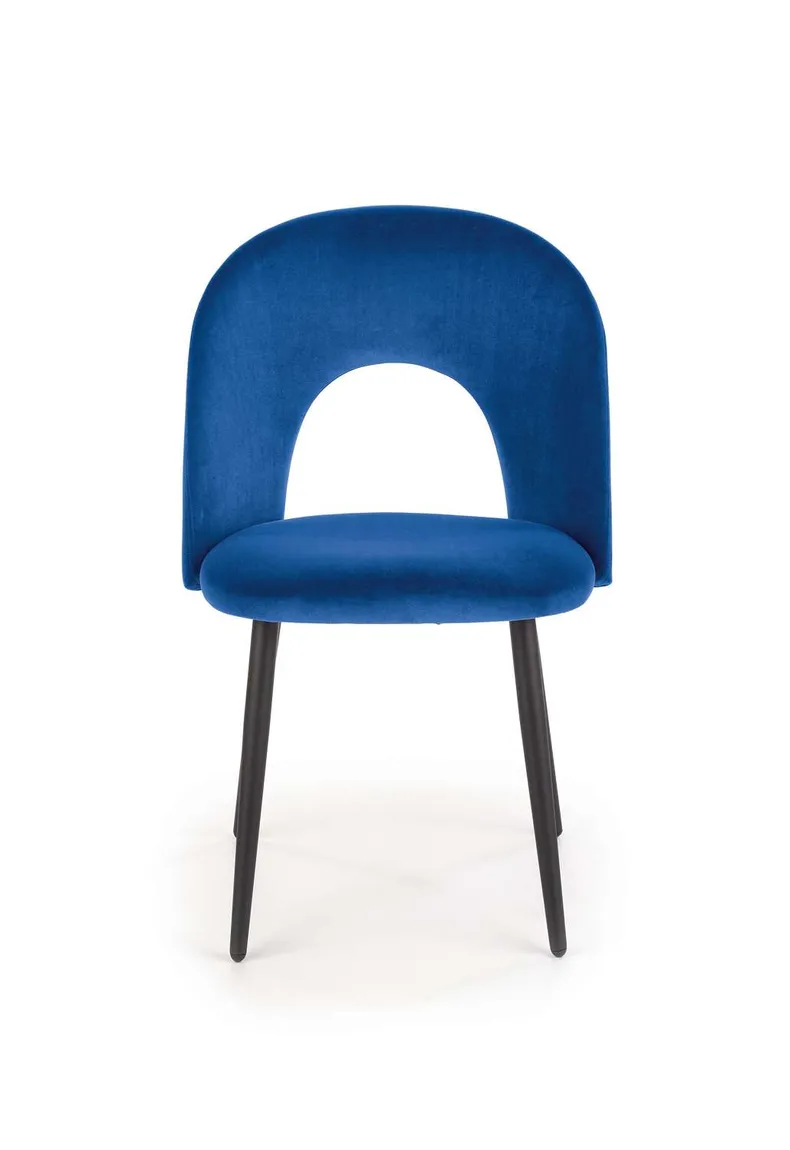 Кухонний стілець HALMAR K384 темно-синій (1шт=4шт) фото №11