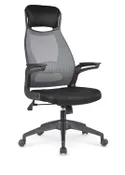Крісло комп'ютерне офісне обертове HALMAR SOLARIS чорний-сірий фото thumb №1