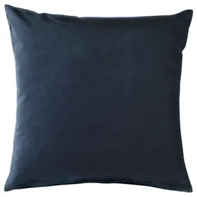 IKEA SANELA САНЕЛА, чохол на подушку, темно-синій, 50x50 см 603.436.46 фото